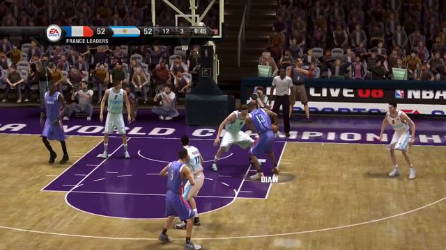 NBA Live 08 FIBA World Championship RD 1 France vs Argentina смотреть онлайн