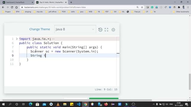 HackerRank Day 0: Hello World | Java смотреть онлайн
