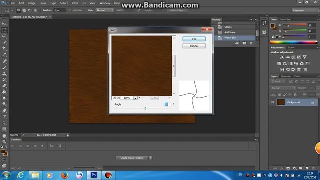 สร้างกรอบลายไม้ ด้วย Adobe Photoshop CS 6 смотреть онлайн