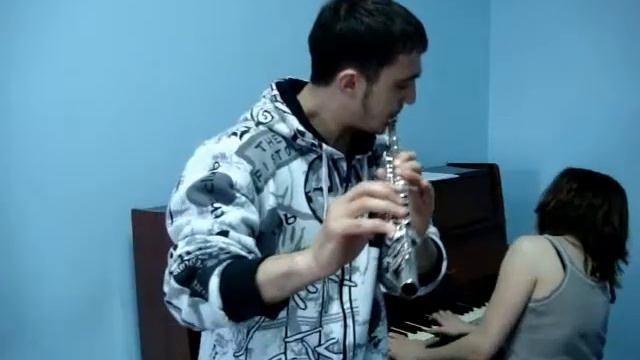 Бах. Соната №1. Часть 2. Ларго (флейта и фортепиано)