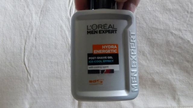L'oreal Men Expert Hydra Energetic Post-Shave Gel unboxing смотреть онлайн