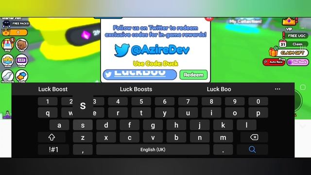 [OCTOBER 2023] ALL WORKING CODES PET RACER SIMULATOR ROBLOX | PET RACER SIMULATOR CODES смотреть онлайн