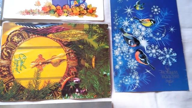 Советские поздравительные открытки Post cards of Soviet Union смотреть онлайн