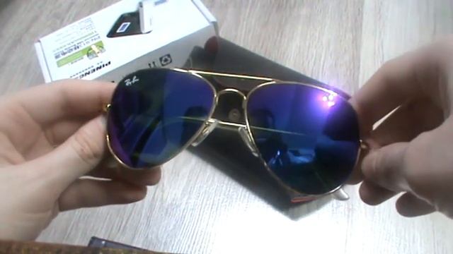 Посылка с Aliexpress #2 кошелек,брэндовый power bank ,чехол ,очки смотреть онлайн
