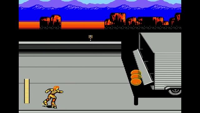 Полное прохождение (((Dendy))) RollerGames / Гонки на Роликах