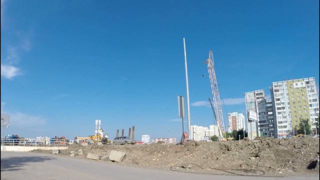 TimeLapse от 26 июня 2017 г / Реконструкция Московского шоссе - проспект Кирова / г. Самара / Russi смотреть онлайн