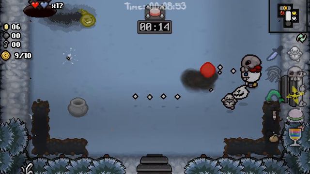 The Binding of Isaac: Afterbirth : Undertale MOD / SANS в Greed MOD смотреть онлайн