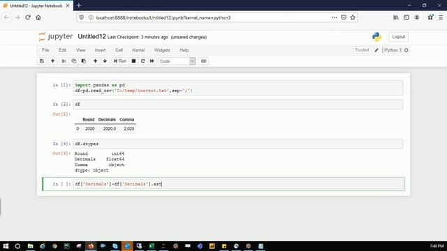 Convert datatypes using Python Pandas - Float and String to integer смотреть онлайн