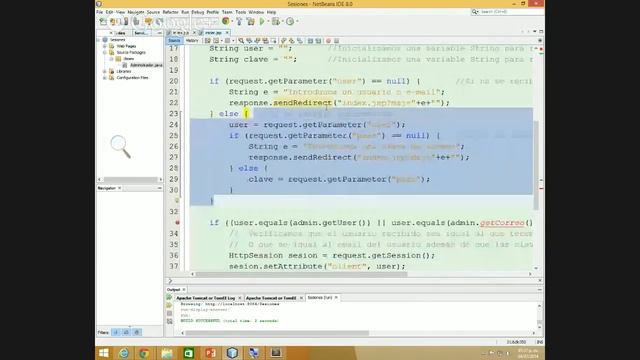 02) Taller Java web- Sesiones en JSP, recuperación de datos variables, ejercicio práctico смотреть онлайн