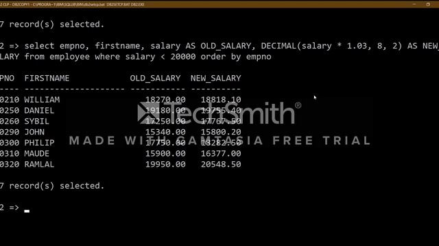 SQL using Scalar Functions and Arithmetic смотреть онлайн