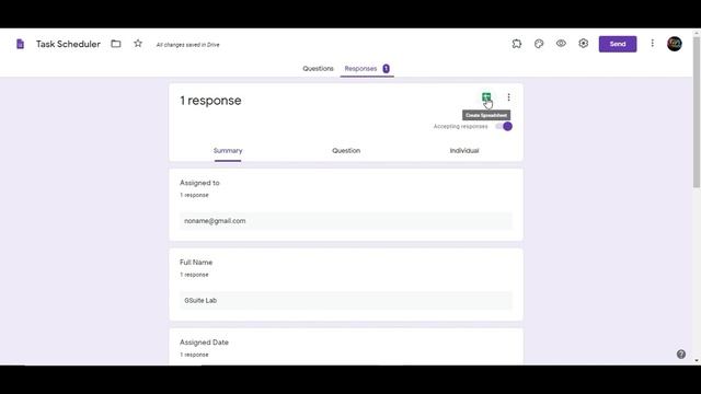 Choose where to save Google form responses || Send Google form|| Create Google form Response Hindi смотреть онлайн