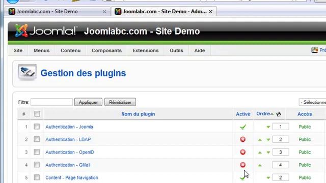 61 gestion plugins joomla смотреть онлайн