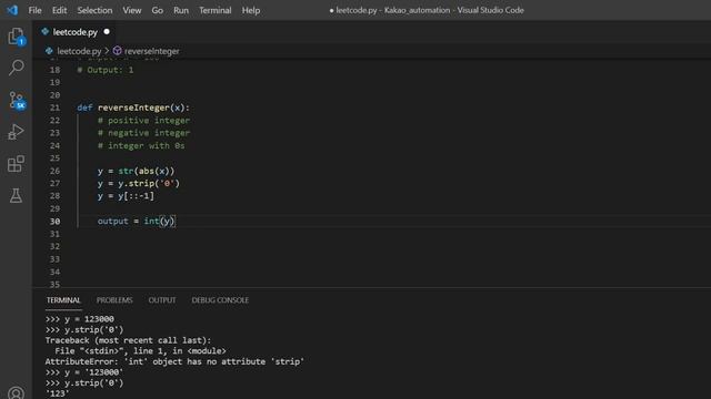Reverse Integer solution using Python (feat. Leetcode problem 7) смотреть онлайн