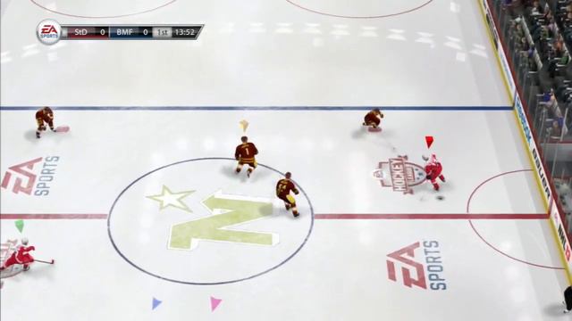 NHL13 EASHL in HD - Nice goals and Hits! смотреть онлайн