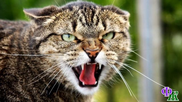 КОТ, яростно молотя себя хвостом по бокам и выгнув спину, пошел на лису, защищая Ваньку смотреть онлайн