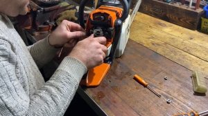 Штиль мс 250. Чистка,регулировка, подготовка к хранению.