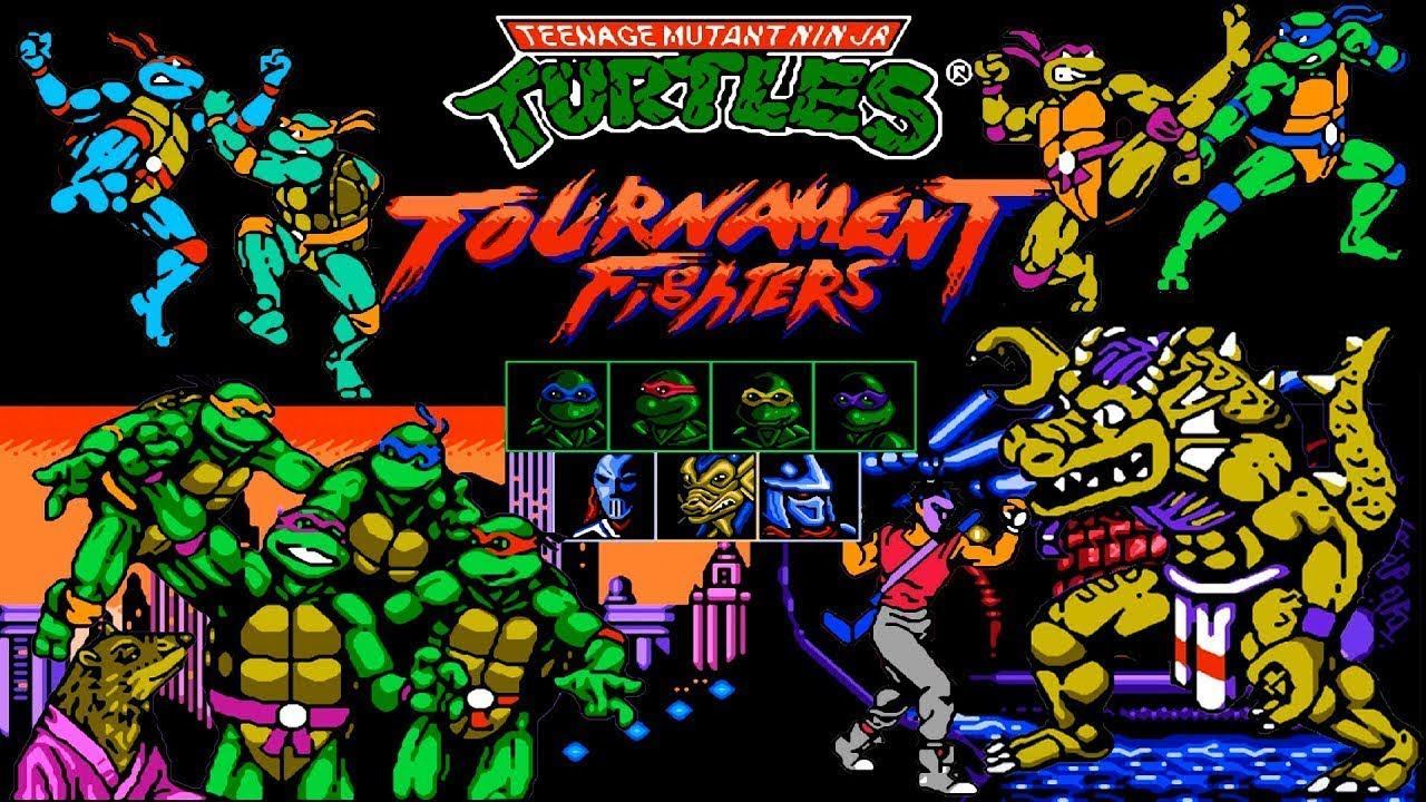 Teenage Mutant Ninja Turtles Tournament Fighters NES смотреть онлайн