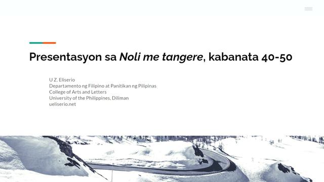 Ilang Tala sa Noli me tangere kabanata 40 50 смотреть онлайн