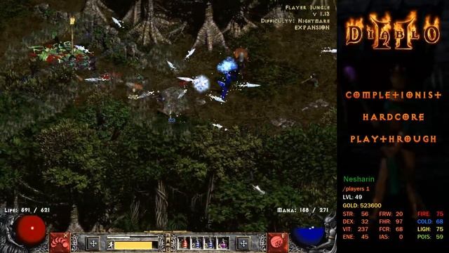 [D2 #16] Diablo 2 Completionist Hardcore Playthrough - Swampy Danger Zone (Nightmare Act III) смотреть онлайн
