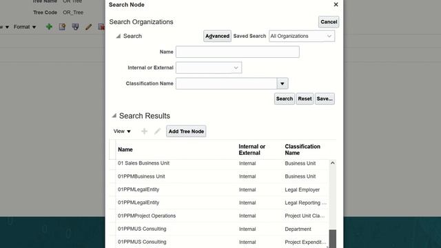ORC (Oracle Recruiting Cloud) - Org Tree смотреть онлайн