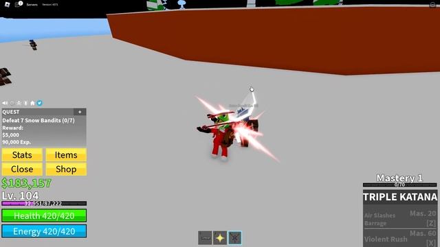 Острів Замерзле селище 90-120 рівень | Blox Fruits roblox | Блок фрутс. Українське відео роблокс. смотреть онлайн