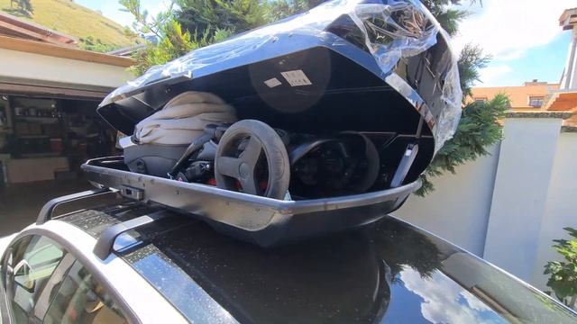 Tesla Model 3 střešní box Thule Motion XT XL a přeprava dětského kočárku смотреть онлайн