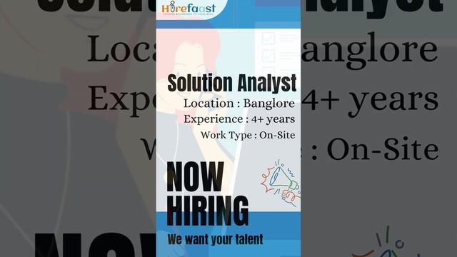 Hiring Now : Solution Analyst смотреть онлайн