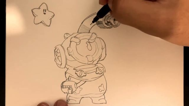 How to draw new brawler Otis | Brawl Stars Otis drawing step by step смотреть онлайн