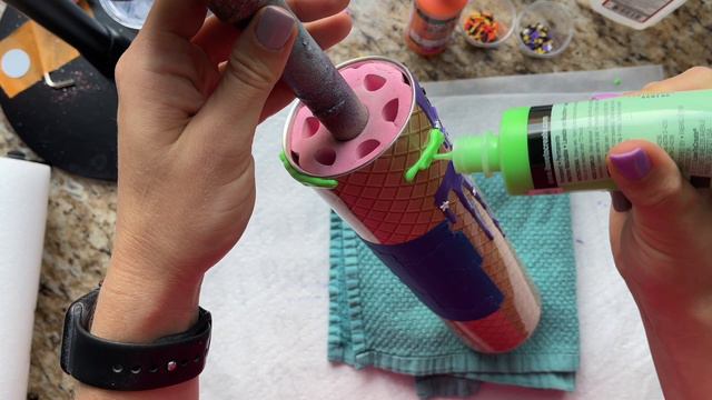 3D Halloween Tumbler Tutorial | Melting Ice Cream Tumbler смотреть онлайн