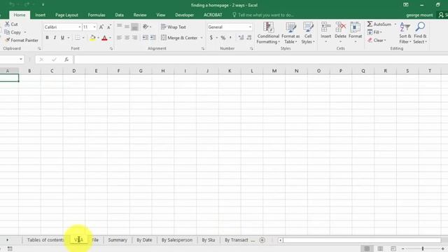 Setting a "workbook homepage" in Excel -- 2 Ways смотреть онлайн