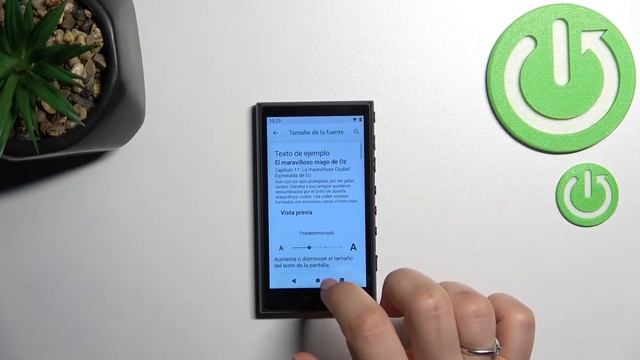 Cómo cambiar el tamaño de la fuente en SONY NW A100 SERIES смотреть онлайн