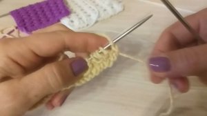 ЛЕГКИЙ ДВУХСТОРОННИИЙ ПРОСТОЙ УЗОР ДЛЯ СНУДОВ И ШАРФА. Вязание спицами.