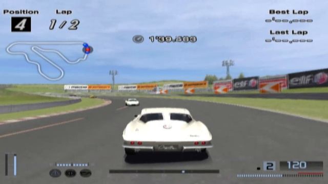 Гран Туризмо 4 (Онлайн Тест Версия) Шевролет Корвет С2 Геймплей смотреть онлайн