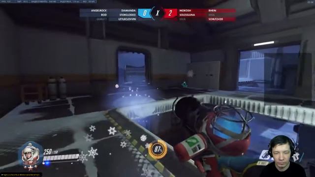 Поиграем в снежки? :3 [Overwatch] смотреть онлайн