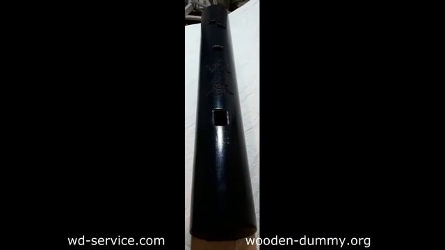 Wooden Dummy Wing Chun Standing Pine Black | Деревянный Манекен Вин Чун Standing смотреть онлайн
