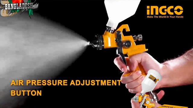 HVLP Air Spray Gun - 600cc - INGCO - ASG1061