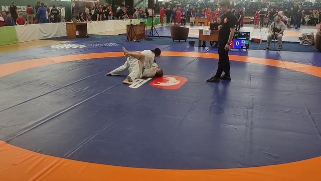 г Рязань. 19.03.23. соревнования грепплинг. Самира сегодня настроилась. ее 27кг против 34кг