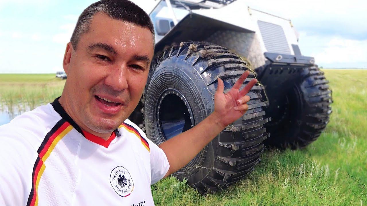 ОГРОМНЫЙ БОЛОТОХОД В БОЛОТЕ !