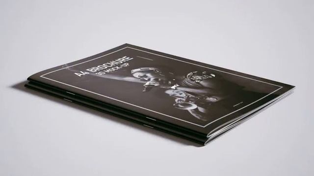 Photoshop Mockup: A4 Magazine | Brochure Mock-up смотреть онлайн