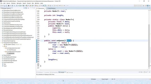 Queue Implementation using Linked List in Java || Queue Interview Java Interview question смотреть онлайн