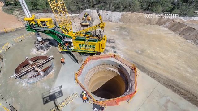 Large Diameter Shaft Drilling Timelapse | Keller смотреть онлайн