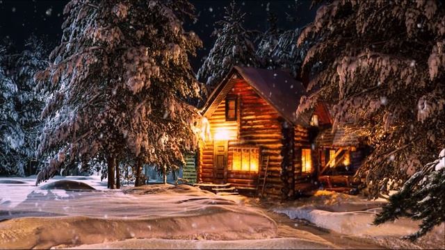 Маленький домик художника в снегу смотреть онлайн