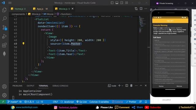 Rendering Movie Lists | Mastering React Native | React native Tutorials смотреть онлайн