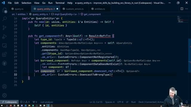 making a nicer query - Improve your Rust skills by making an ECS library смотреть онлайн