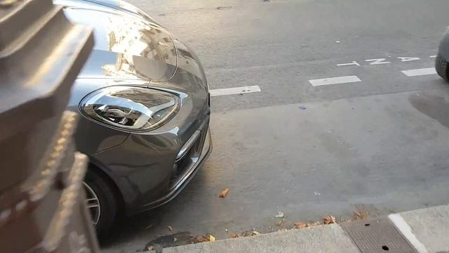 2018 grey Porsche 971 panamera turbo S e-hybrid 680 ch in Paris France смотреть онлайн