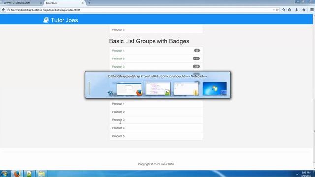List Groups Using Bootstrap 3 In Tamil смотреть онлайн