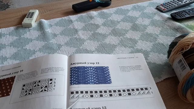 С Галиной по,,малину,,Вяжем вместе ажурный шарф.Часть 1 смотреть онлайн