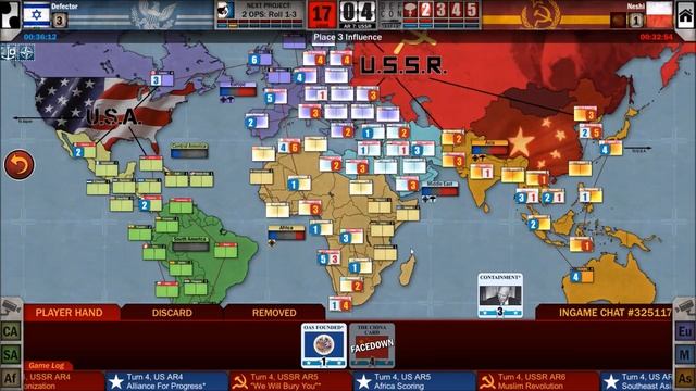 Twilight Struggle - Game #1 - Steam Edition - Online Multiplayer - Gameplay смотреть онлайн