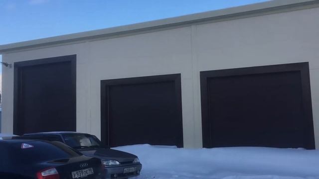 Бокс для ремонтных работ 14х28х4 сэндвич панели. смотреть онлайн