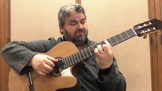 “All Aboard” classical guitar jazz tune Kremona Rondo R65CWC смотреть онлайн